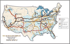 ANA Map of nuclear risks USA