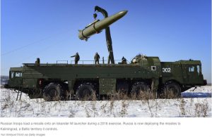 Russian Troops Load a Missile
