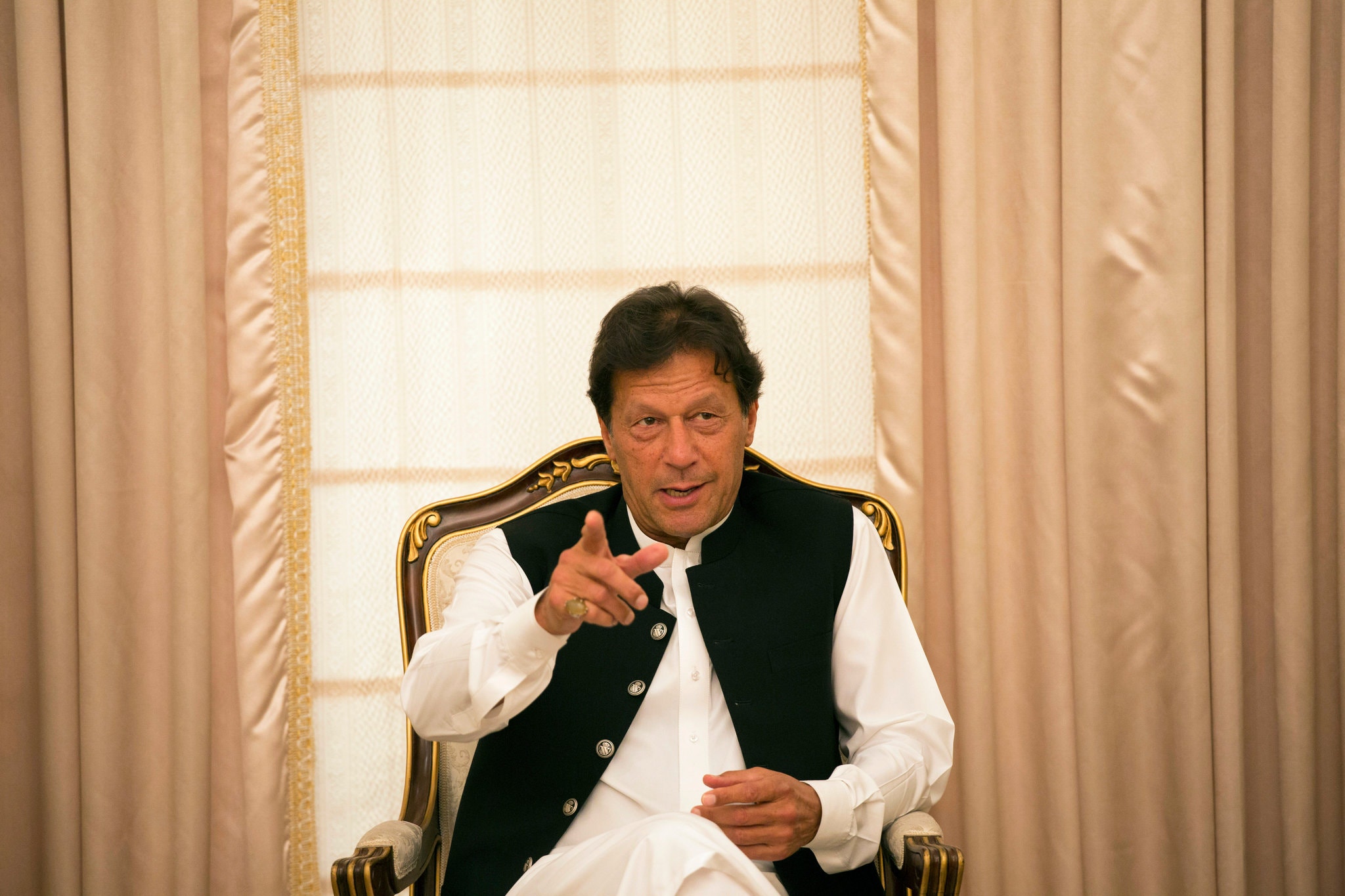 Pakistan Leader Vents Frustration at India: 'No Point in Talking to Them' Prime Minister Imran Khan of Pakistan said he warned President Trump of a “potentially very explosive situation.” Credit: Saiyna Bashir for The New York Times