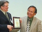Chuck Montano receiving ANA Award