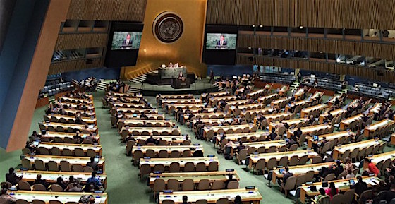 historic UN resolution to work on nuclear weapons ban