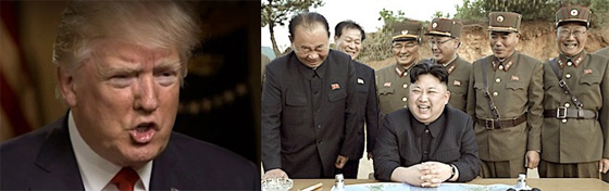 Trump threatens fire and fury on North Korea