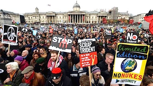 biggest anti-nuke demonstration in a generation- London, Feb 27, 2016