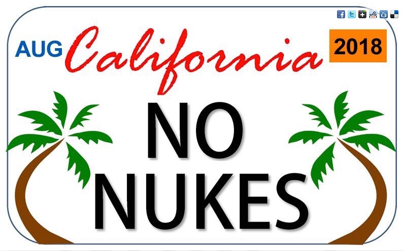 NAPF Cali No Nukes Plate