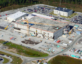 ​​Photo: The heart of the $17 billion MOX plant under construction at Savannah River Site (SRS)