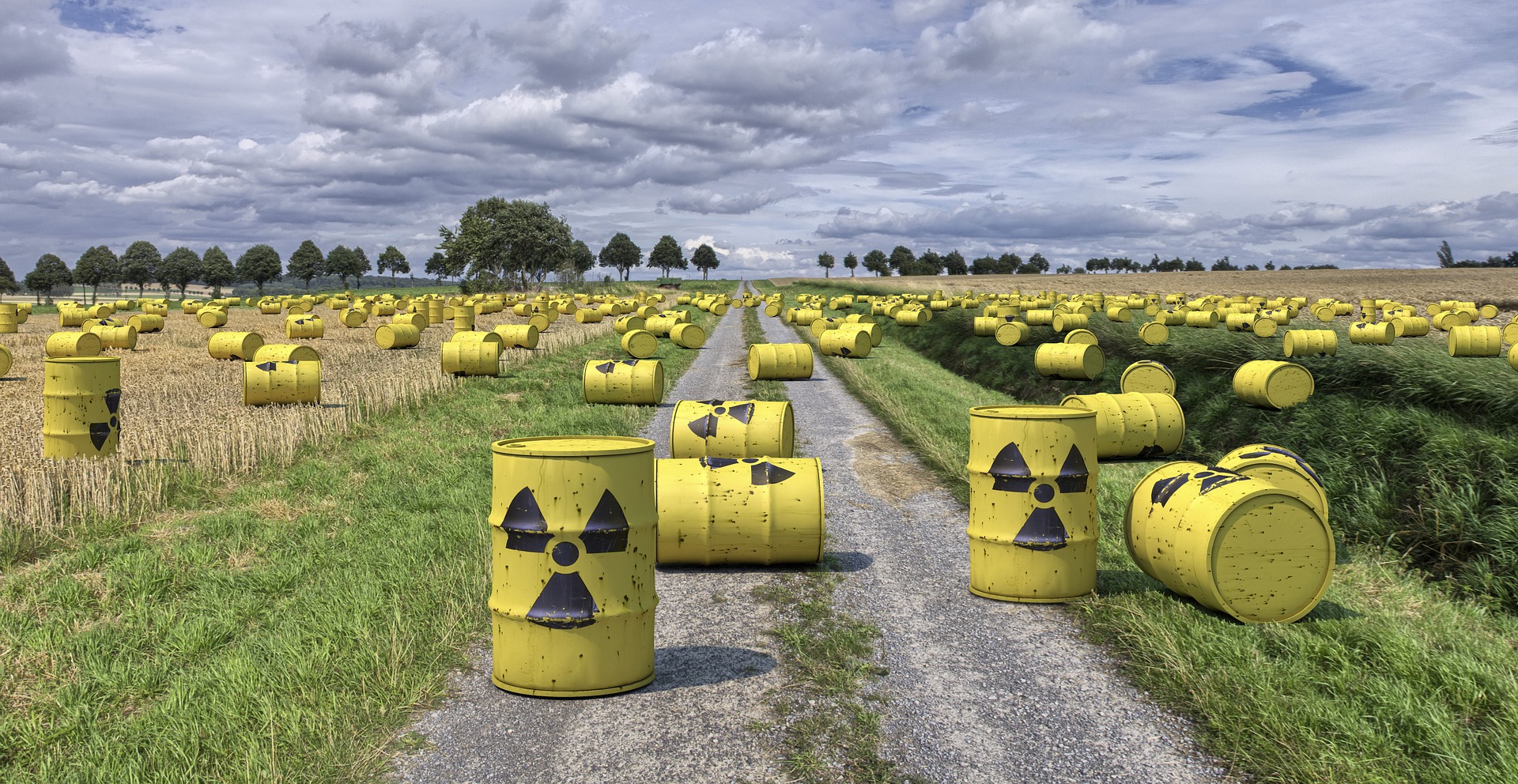 Nuclear waste lasts for hundreds of thousands of years