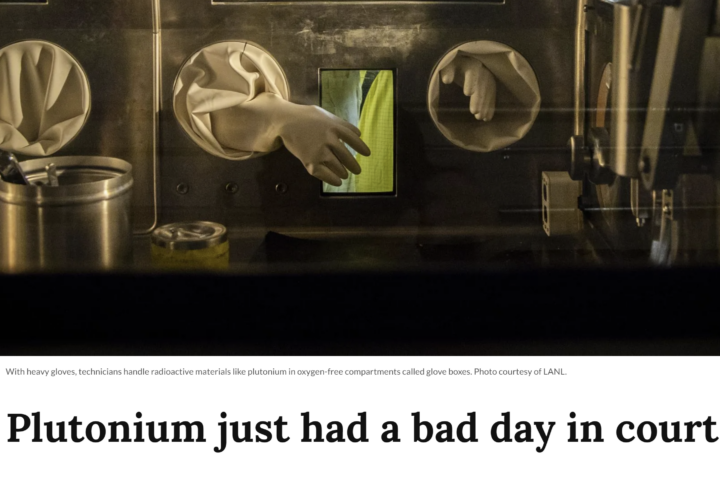 Searchlight NM: Plutonium just had a bad day in court